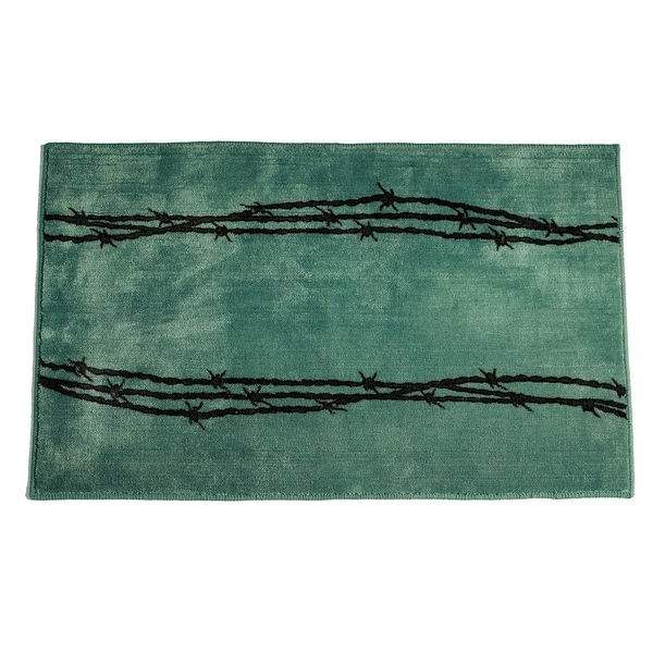 Paseo Road by HiEnd Accents Barbwire Print Rug, 1PC