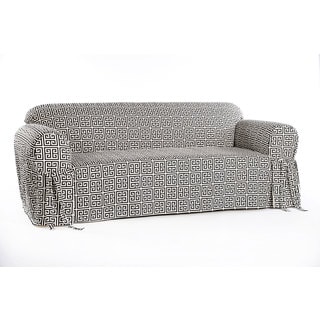 Geo Print Cotton 1-piece Sofa Slipcover