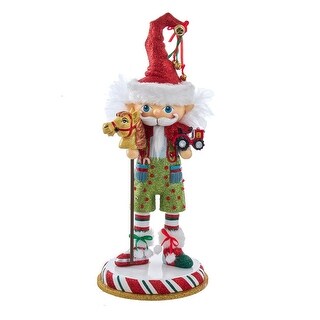 Kurt Adler 15-Inch Hollywood Elf with Hobby Horse Nutcracker