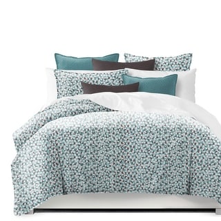 Keller Teal Twin Coverlet & 1 Sham Set, plus 1 bonus cushion