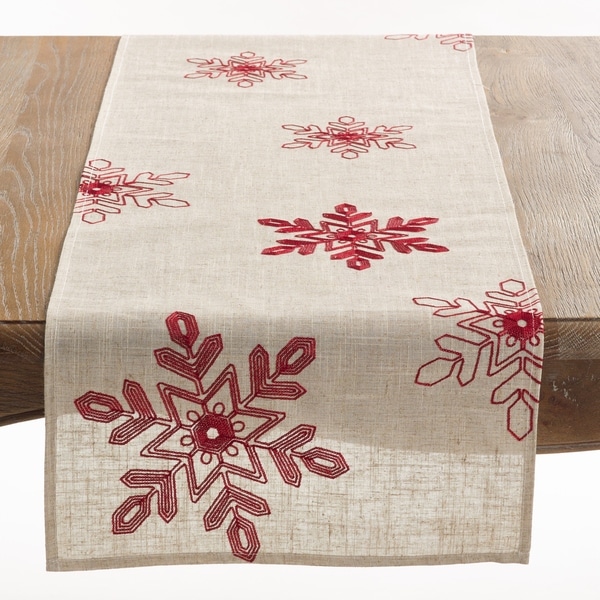 Nivalis Collection Snowflake Design Runner