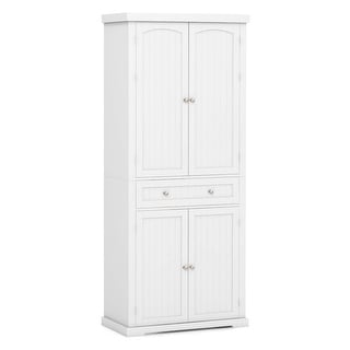 Costway 72'' Freestanding Kitchen Pantry Cabinet 4 Doors Storage - See Details