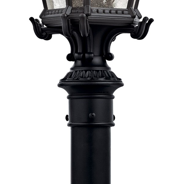 Kichler Lighting Tournai 3-Light Outdoor Post Light Textured Black