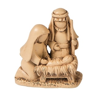 Mini Nativity with Card Sets, Christmas, Home Decor, Figurine, 12 Pieces - 2 1/2" x 1 1/2" x 3"