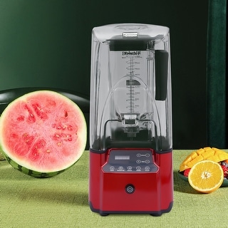 2.2L Soundproof 15-Speed Blender Ice Crush Smoothie Maker With Shield