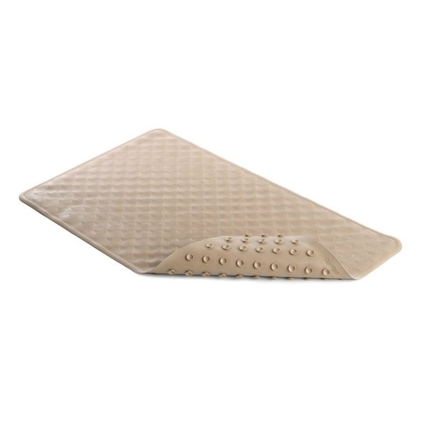Con-Tact Brand Seashell Rubber Bath Mat 28'' x 16'' (Set of 4)