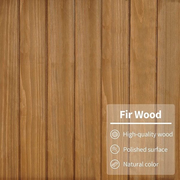 Mcombo Large Outdoor Storage Cabinet with Lock, Oversize Outdoor Storage Shed with Shelves 1970 - 44.4"x29.7"x82.6"