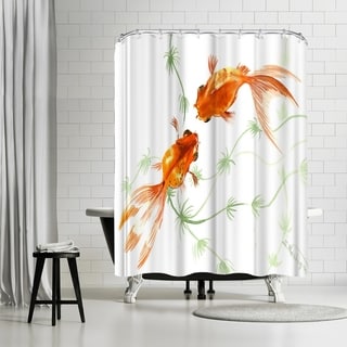 Feng Shui Goldfish Koi 2 - Shower Curtain