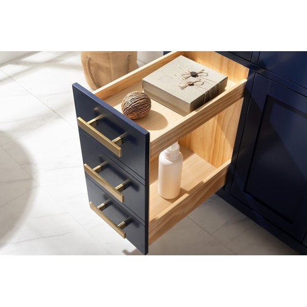 Valentino 84" Double Vanity in Blue