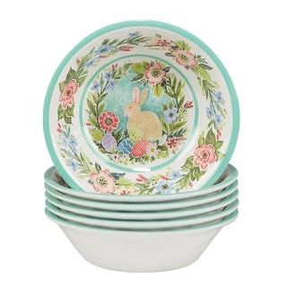 Certified International Joy Of Easter 22 Oz. Melamine All Purpose Bowls, Set of 6 - 22 Oz.
