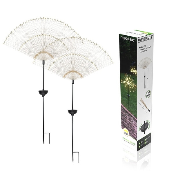 Solar LED Firework Garden Stake Light