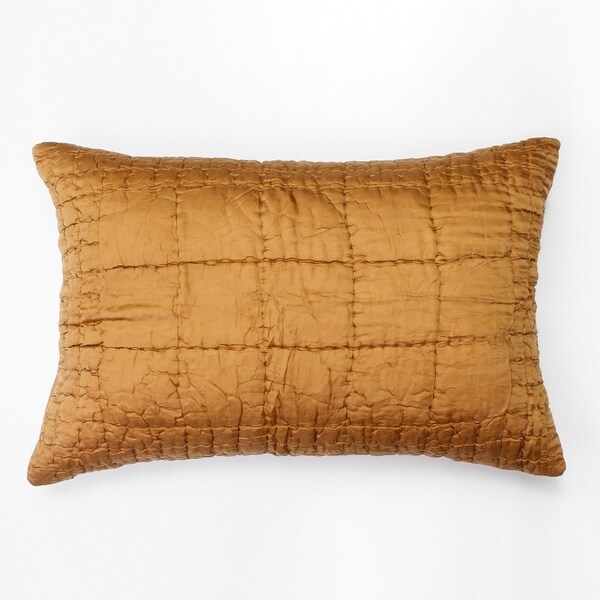 Cass Ochre Cotton Pillow Sham