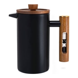 ChefWave French Press Coffee Maker - Double Wall Insulated 34oz