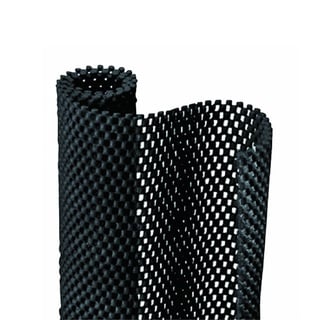 Con-Tact Brand Grip Premium Non-Adhesive Non-Slip Shelf and Drawer Liner, Black (6 Pack)