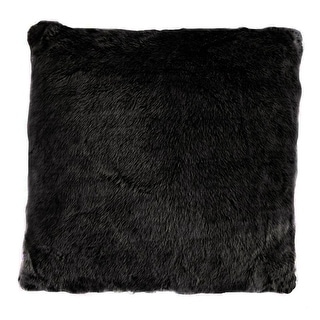 Hiend Accents Arctic Bear Mink Euro Sham, 27" x 27", Black, 1PC