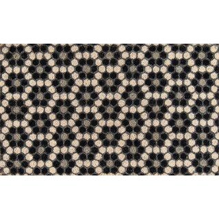 Novogratz by Momeni Aloha Hexagon Tile Coir Doormat