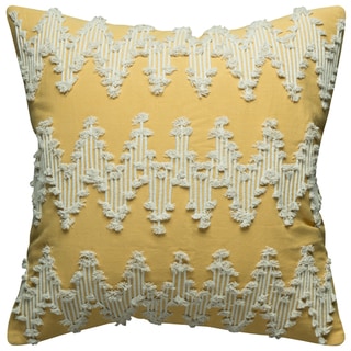Frayed Chevron Cotton Decorative Throw Pillow
