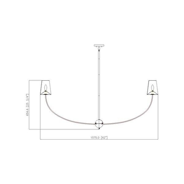 Shannon by Z-Lite 6 Light Chandelier in Matte Black