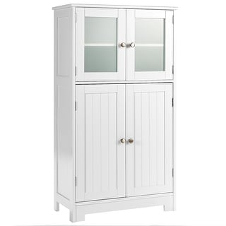Costway Bathroom Floor Storage Cabinet Kitchen Cupboard - See Details