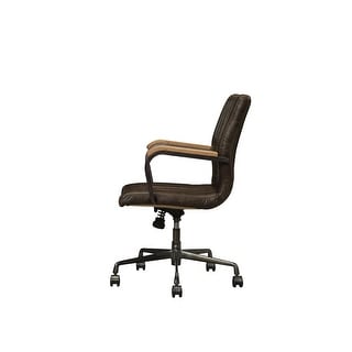 Vintage Industrial Style 360 Degree Swivel Pneumatic Lift Executive Office Chair with Stripped Pattern