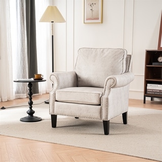 High Quality Armchair with Copper Nails Leather Air