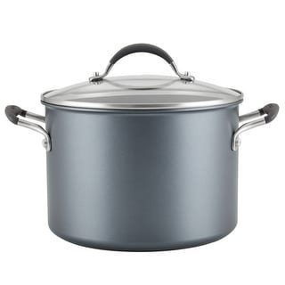 Circulon A1 Series with ScratchDefense Technology Nonstick Induction Stockpot with Lid, 8-Quart, Graphite