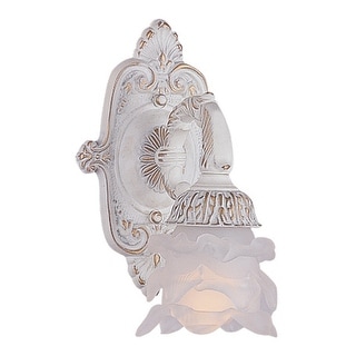 Paris Market 1 Light Antique White Sconce - 6.5'' W x 10'' H x 6'' D