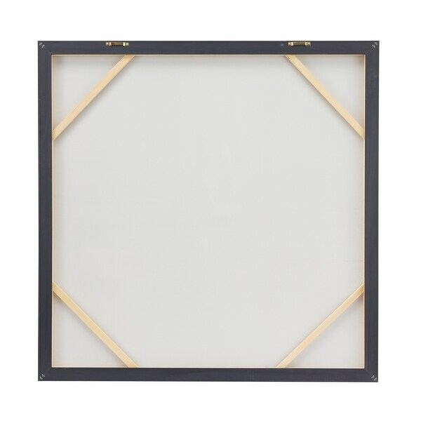 Blue Wood Contemporary Framed Wall Art