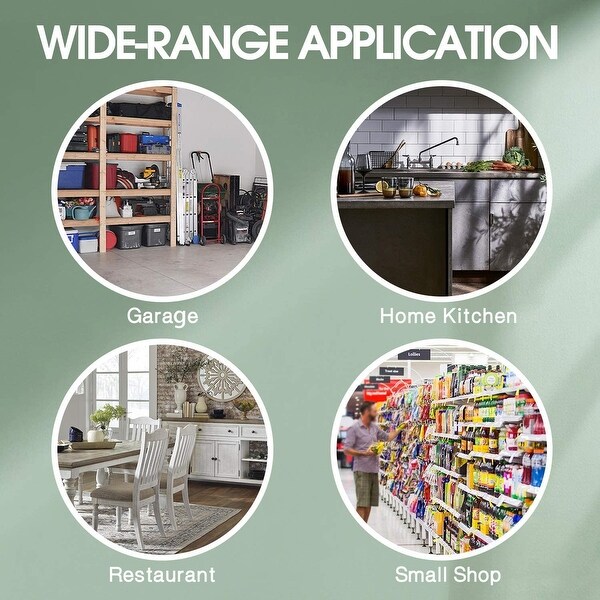 Silver 4 Tier Kitchen Storage Microwave Rack