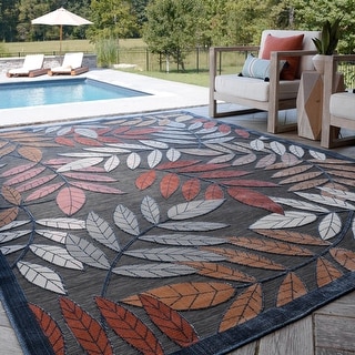 Tropicana Tropical Floral Indoor/Outdoor Area Rug