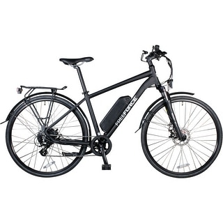 FreeForce The Fairmount 20-in. Electric Commuter Bike with Thumb Throttle and Pedal Assist in Matte Black - 20-inch