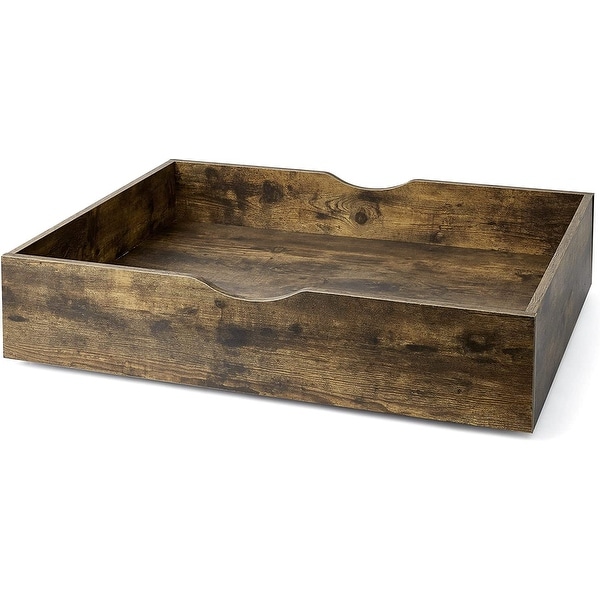 The Storage MAX - Underbed Wooden Organizer with Wheels