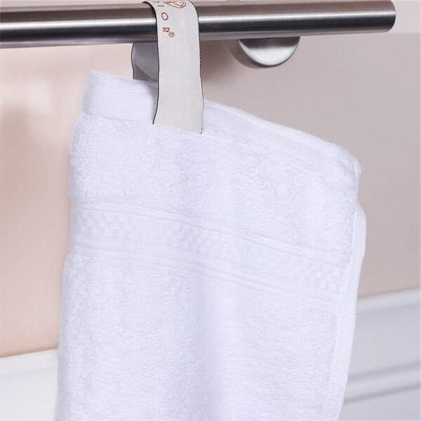 Superior Rayon from Bamboo and Cotton Hand Towel - (Set of 6)