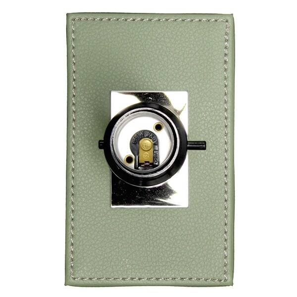 Lexington Leather Base Modern Lamp with Fabric Shade and USB