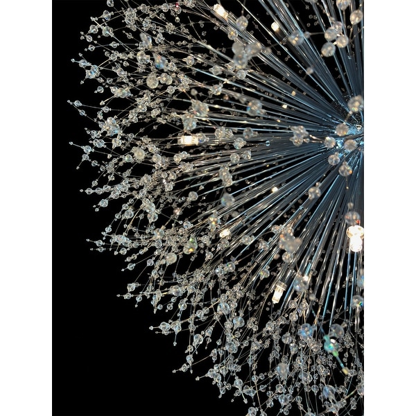 Starburst Chandelier 47" Wide Crystal Lighting Fixture
