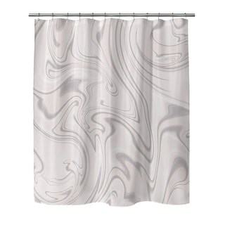 HERMOSA SWIRL PINK Shower Curtain By Kavka Designs