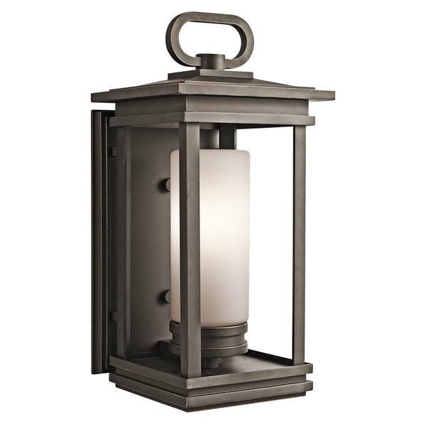 Kichler Lighting South Hope Collection 1-light Rubbed Bronze Outdoor Wall Lantern