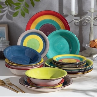 vancasso Arco 18-Piece Multicolor Dinnerware Set (Service For 6)