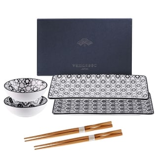 vancasso Haruka, 6-Piece Japanese Sushi Set for 2