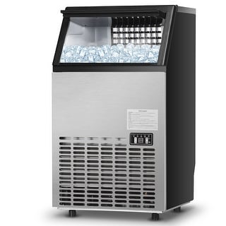 Commercial Built-In Stainless Steel Ice Maker Portable Ice Machine