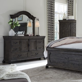 Bellamy Traditional Peppercorn 8 Drawer Dresser