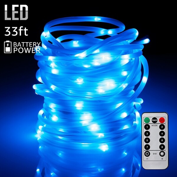 33ft LED Fairy String Light with Remote, Waterproof
