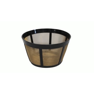 Replacement Gold-Tone Basket Coffee Filter, Fits Bunn Coffee Makers, Washable & Reusable