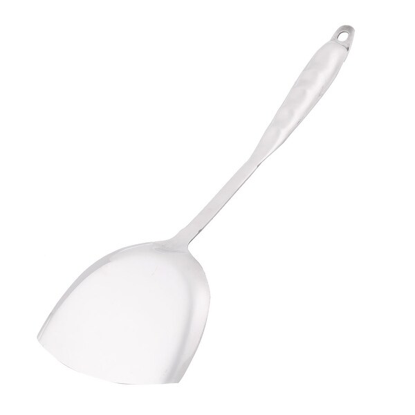 Household Kitchen Cooking Tool Egg Pancake Turner Spatula Silver Tone