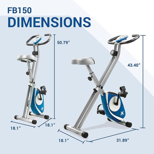 XTERRA Fitness Folding Exercise Bike