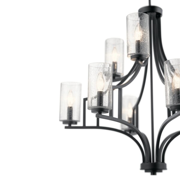 Kichler Lighting Vara Collection 9-light Distressed Black Chandelier