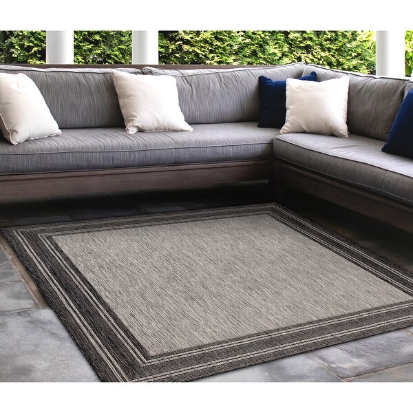 Liora Manne Carmel Multi Border Indoor/ Outdoor Area Rug