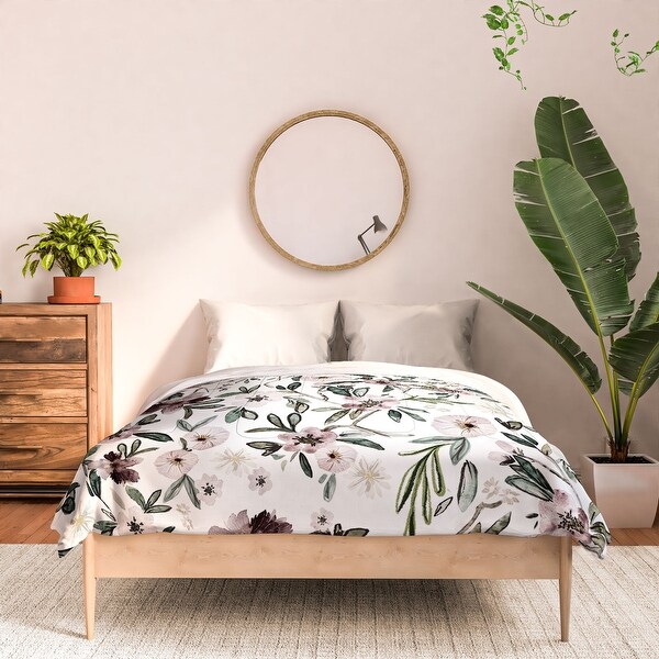 Nika Stylized Floral Field Made To Order Full Comforter Set