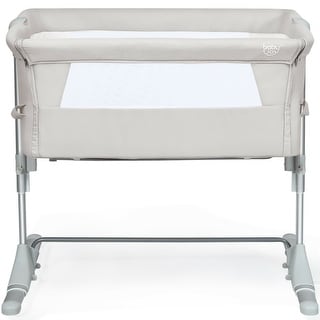 Travel Portable Baby Bed Side Sleeper Bassinet Crib with Carrying Bag - 38" x 19.5"-27.5" x 26.5"-34" (L x W x H)