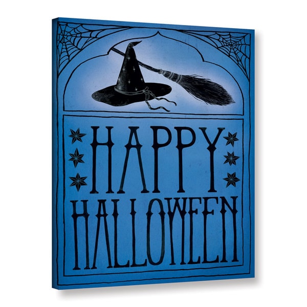 Sara Miller's Vintage Halloween Happy Halloween, Gallery Wrapped Canvas